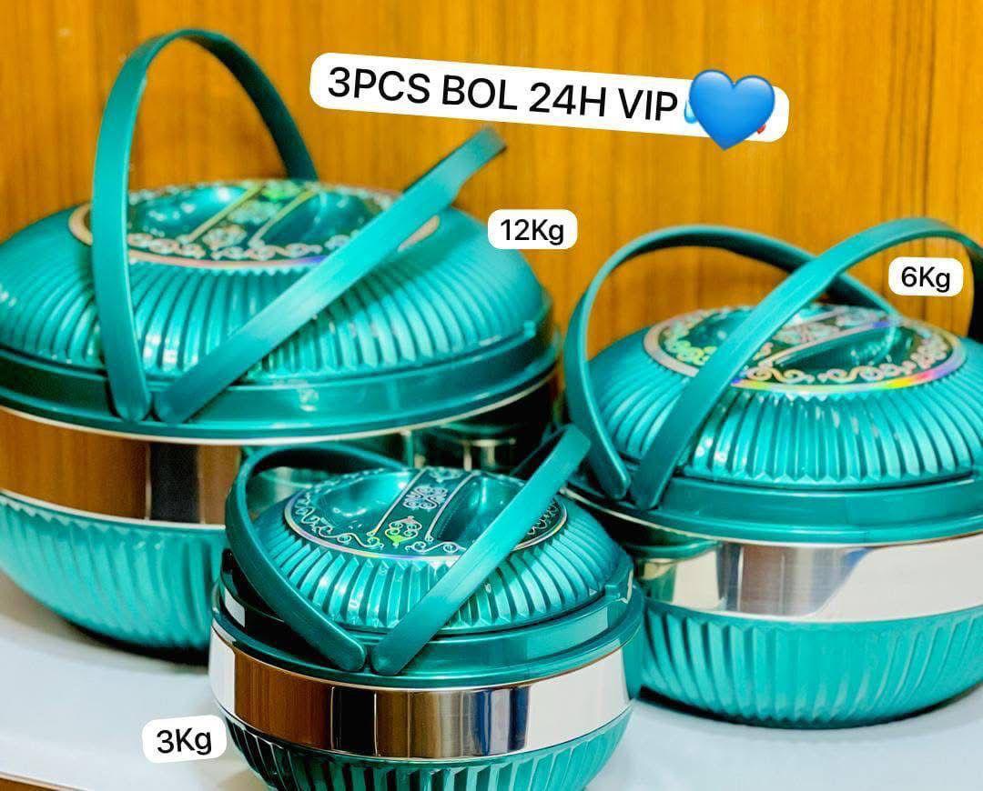 Bol isotherme 3 pièces 12/8/3 kg